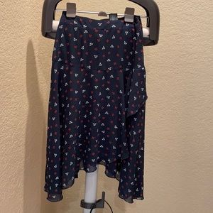 H&M flower midi skirt